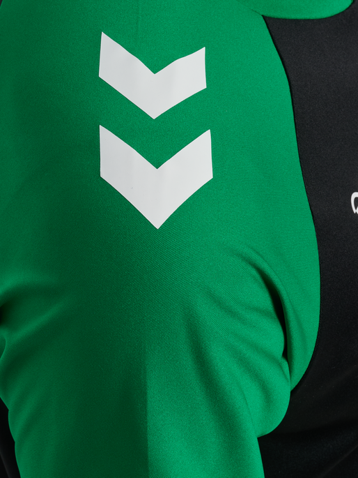 hmlMATCH LEAGUE JERSEY S/S, BLACK/JELLY BEAN hmlMATCH LEAGUE JERSEY S/S, BLACK/JELLY BEAN, packshot