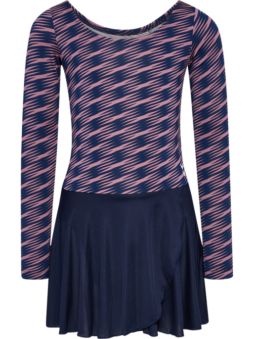 hmlJR MIX GYMSUIT L/S, WISTFUL MAUVE, packshot