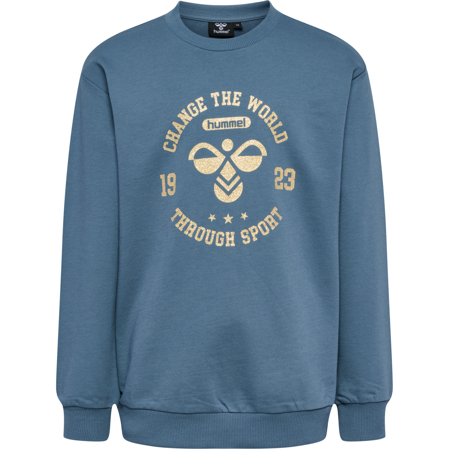 hmlMALIN SWEATSHIRT, BLUE MIRAGE, packshot