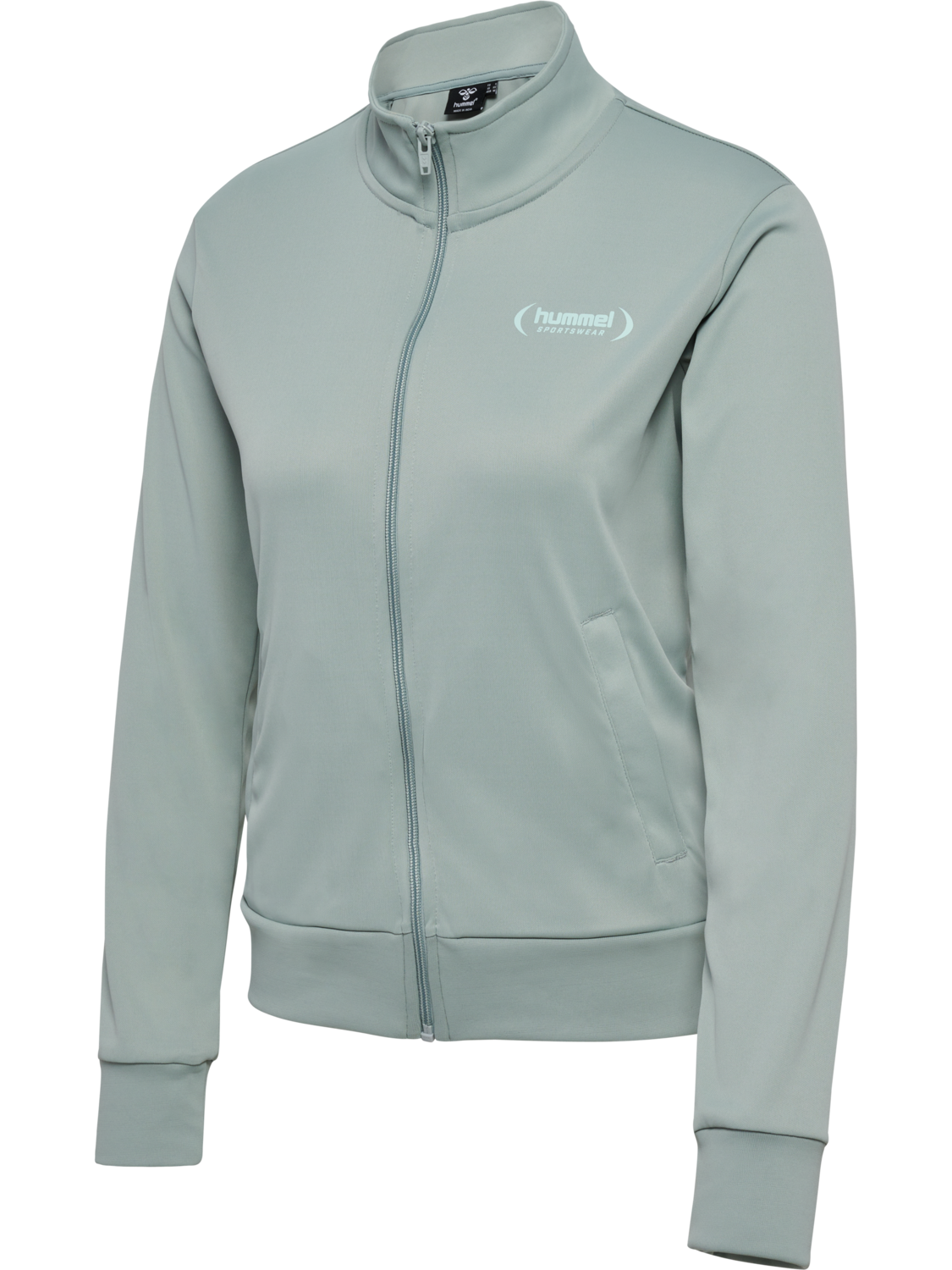 hmlPAOLA POLY  TRACKSUIT SET, CHINOIS GREEN, packshot