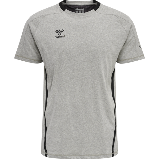 hmlCIMA XK T-SHIRT S/S, GREY MELANGE hmlCIMA XK T-SHIRT S/S, GREY MELANGE, packshot