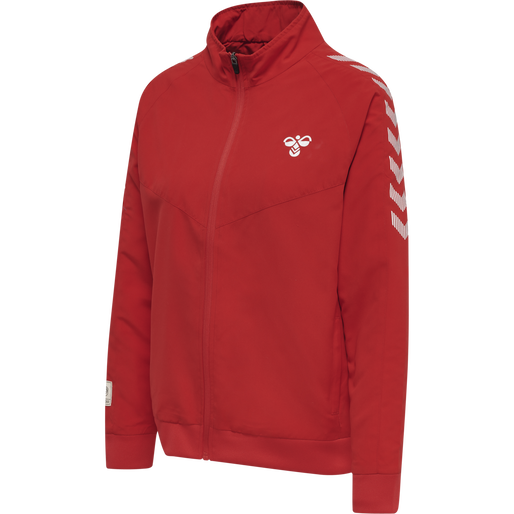 hmlGG12 TRACK JACKET WOMAN, AURA ORANGE, packshot