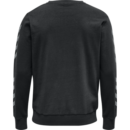 hmlLEGACY CHEVRON SWEATSHIRT, BLACK, packshot