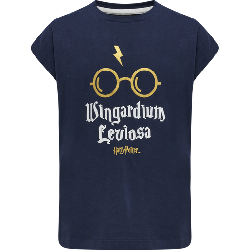 hmlHARRY POTTER DIEZ T-SHIRT S/S, BLACK IRIS hmlHARRY POTTER DIEZ T-SHIRT S/S, BLACK IRIS, packshot