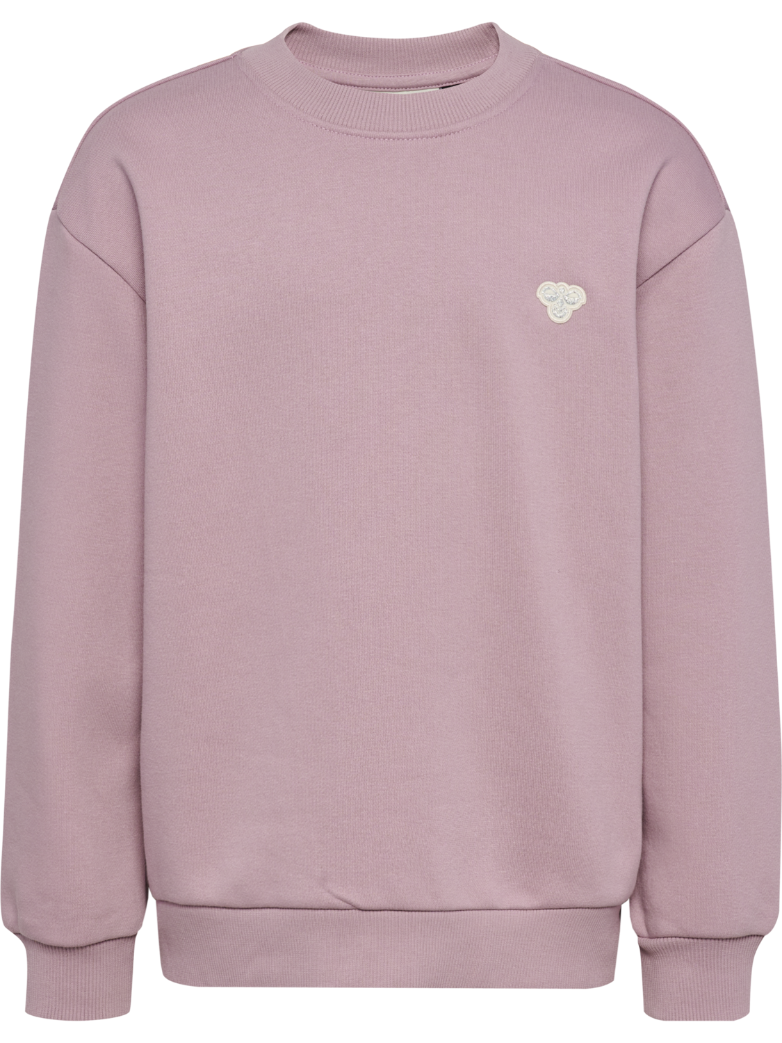 hmlJR LOOSE CREWNECK BEE, SEA FOG, packshot