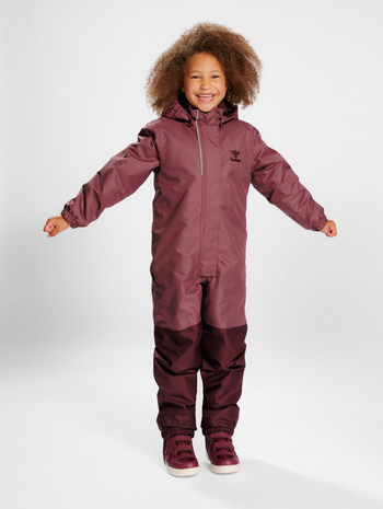 hmlGOAL TEX SNOWSUIT, ROSE BROWN, model
