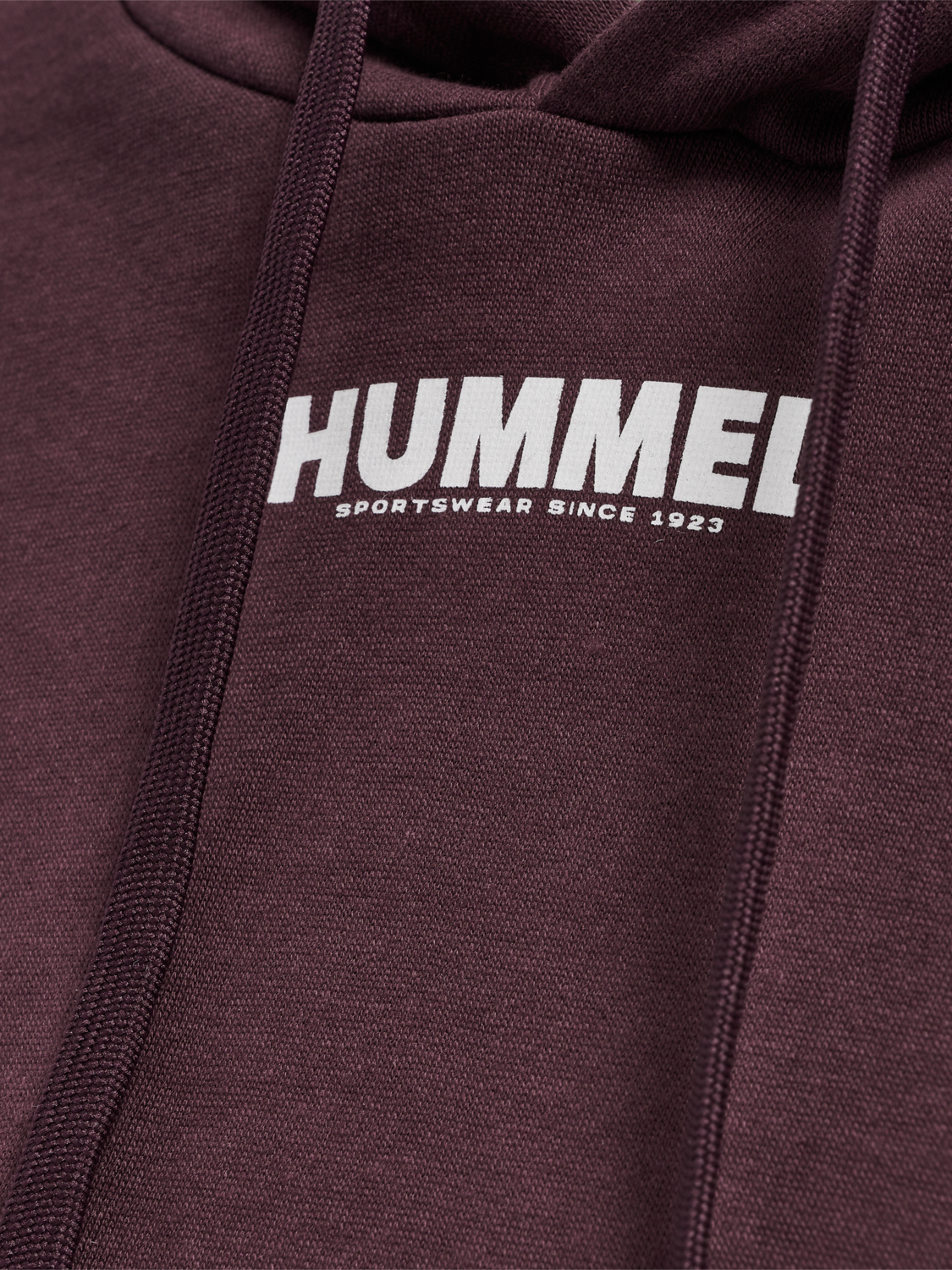 hmlLEGACY WOMAN CROPPED HOODIE, FUDGE, packshot