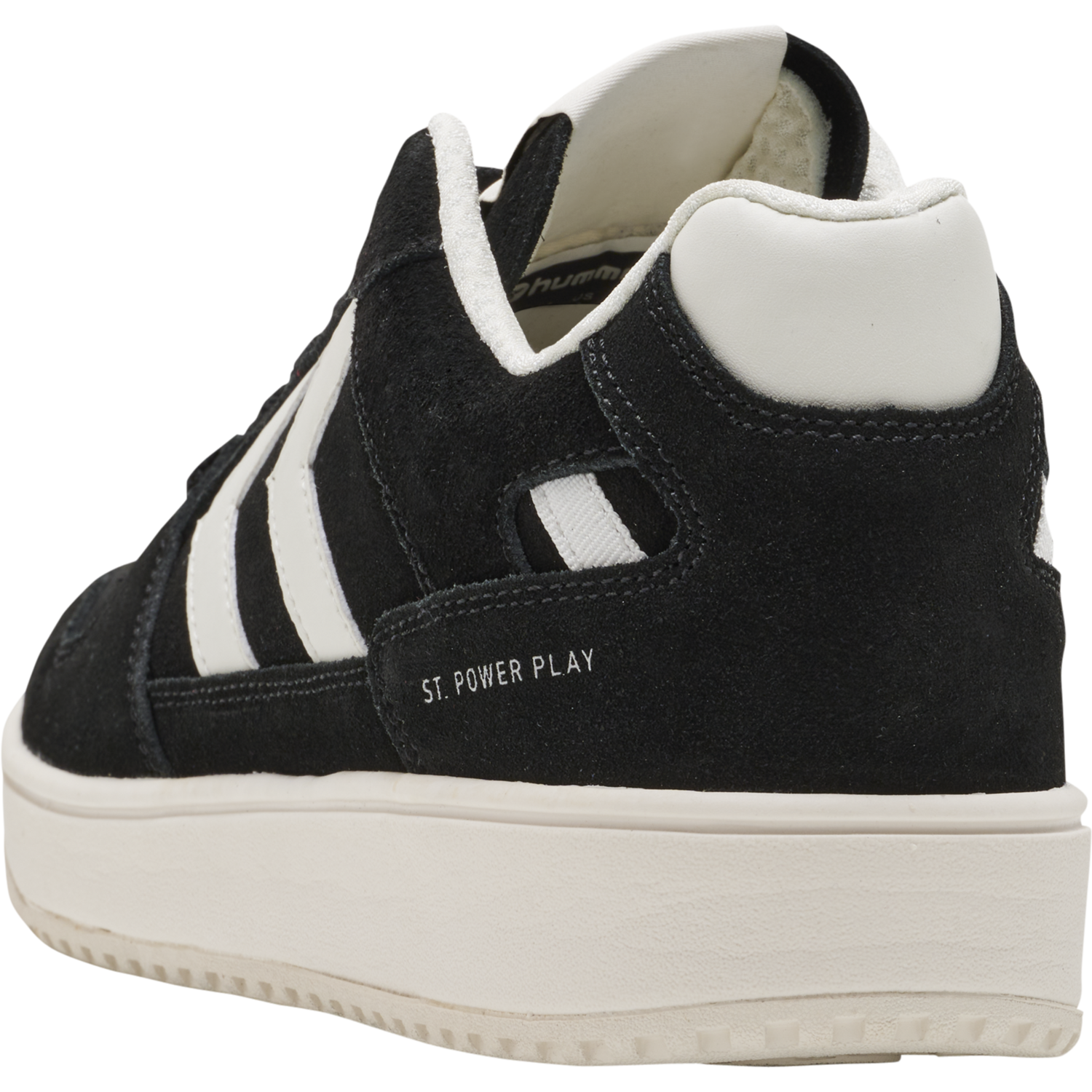 ST. POWER PLAY SUEDE, BLACK/WHITE, packshot