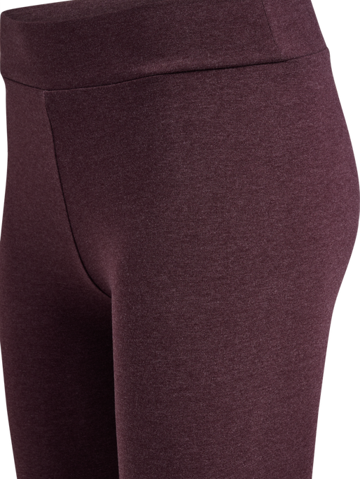 hmlPULSE LOGO MW TIGHTS, FUDGE MELANGE, packshot