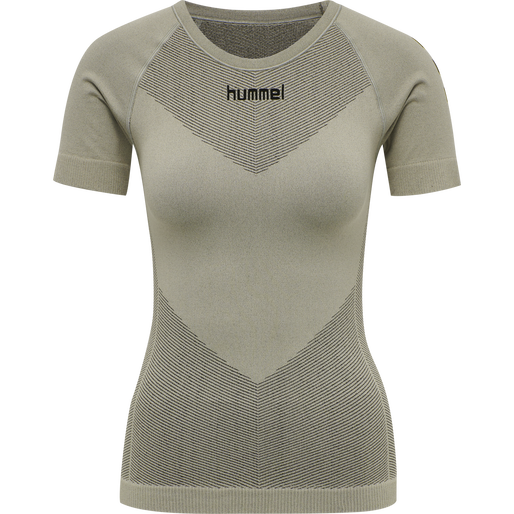 HUMMEL FIRST SEAMLESS JERSEY S/S W, LONDON FOG, packshot