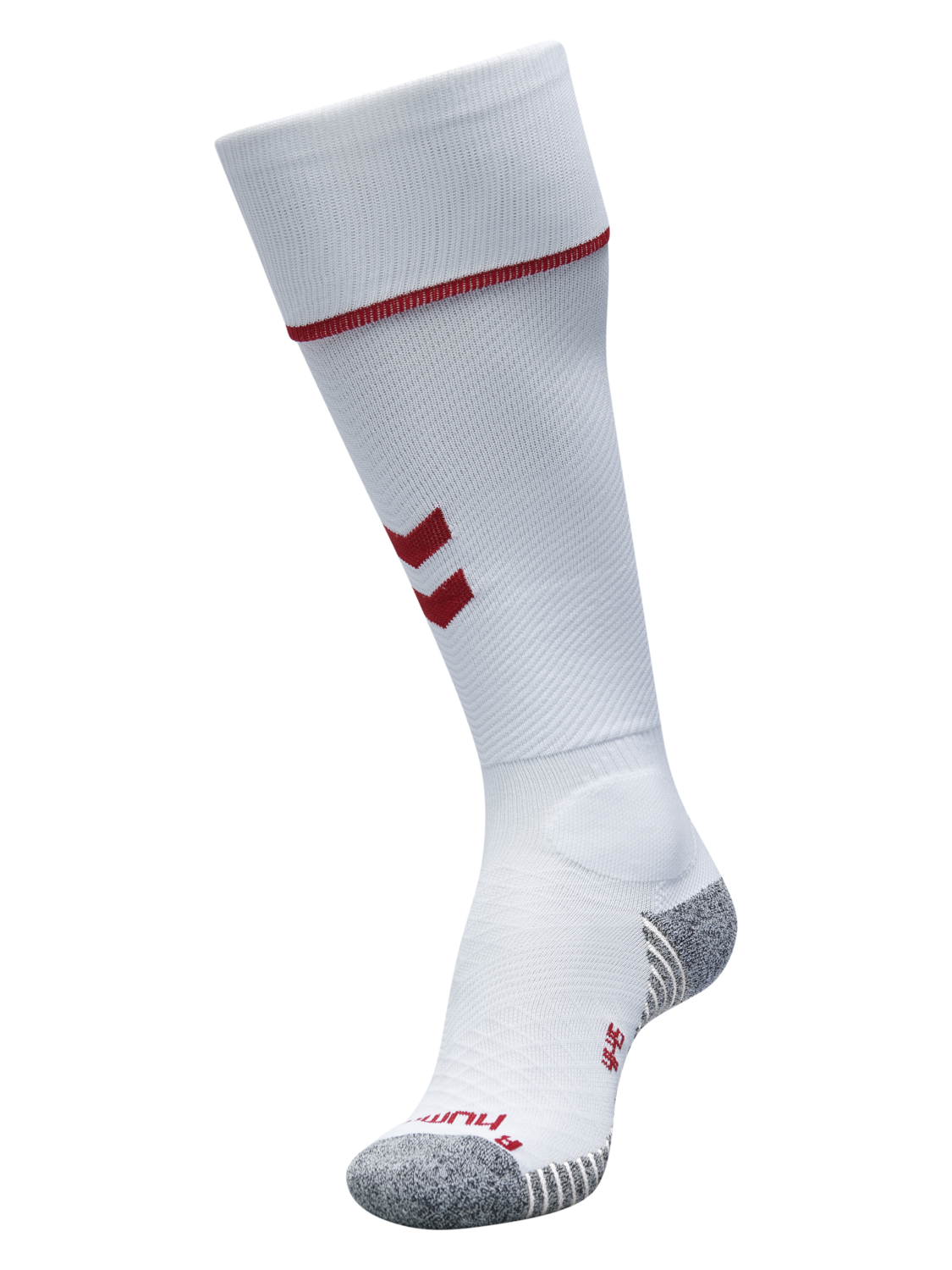 PRO FOOTBALL SOCK 17-18, WHITE/TRUE RED, packshot