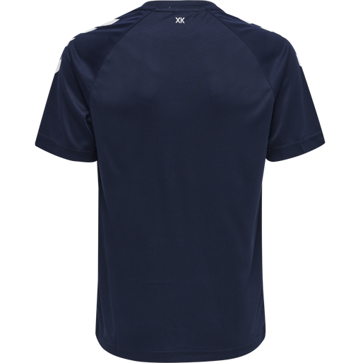 hmlCORE XK CORE POLY TEE S/S KIDS, MARINE, packshot