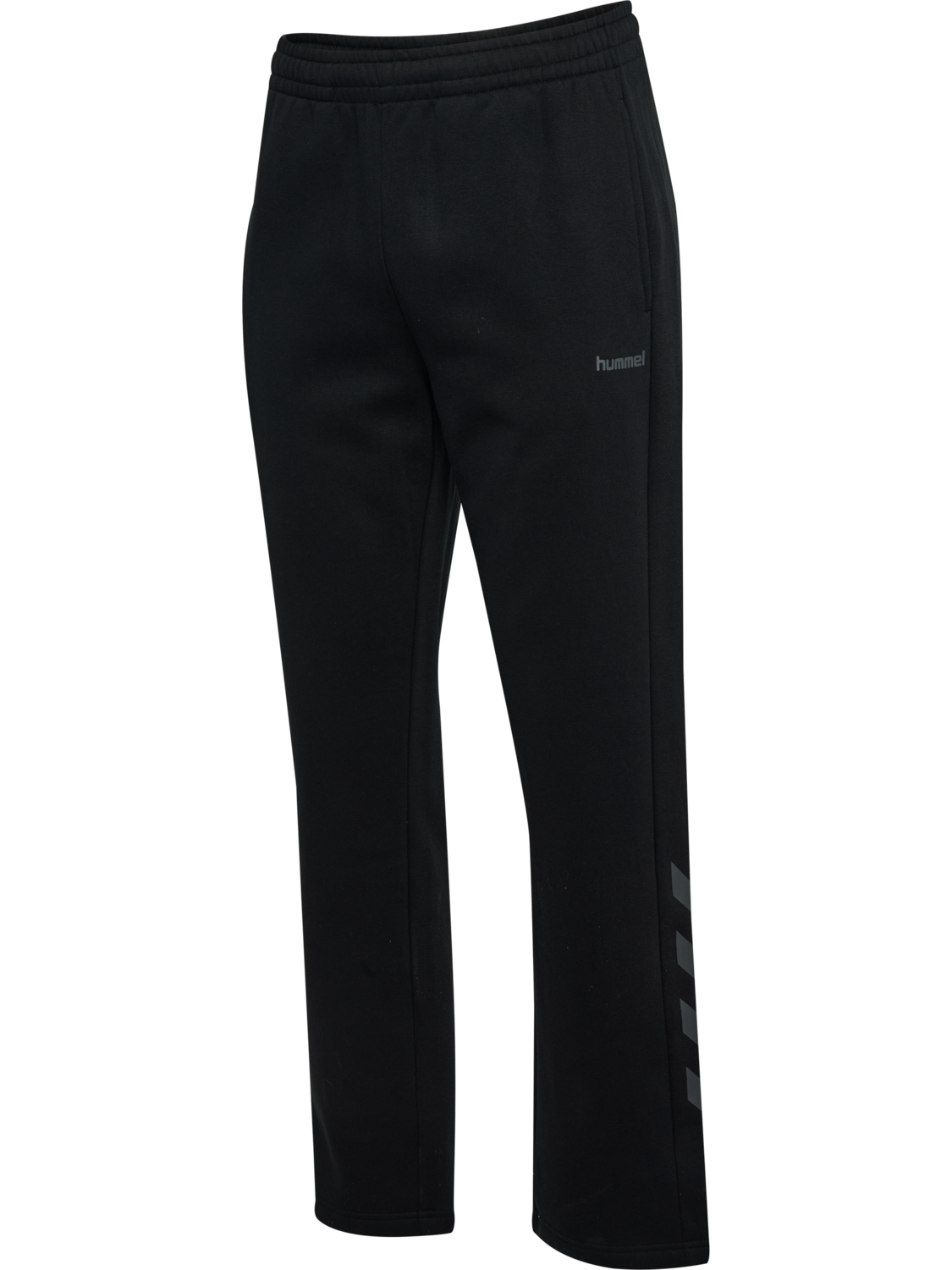 hmlKEEPER CHEVRON SWEAT PANTS, BLACK, packshot