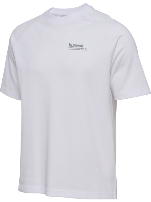 hmlTECH LOOSE T-SHIRT, WHITE, packshot