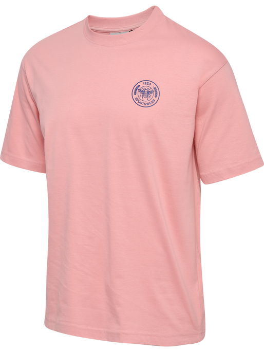 hmlSWARM LOOSE T-SHIRT, BRIDAL ROSE, packshot