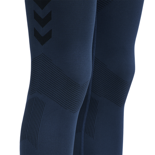 HUMMEL FIRST SEAMLESS TR TIGHTS W, DARK DENIM, packshot