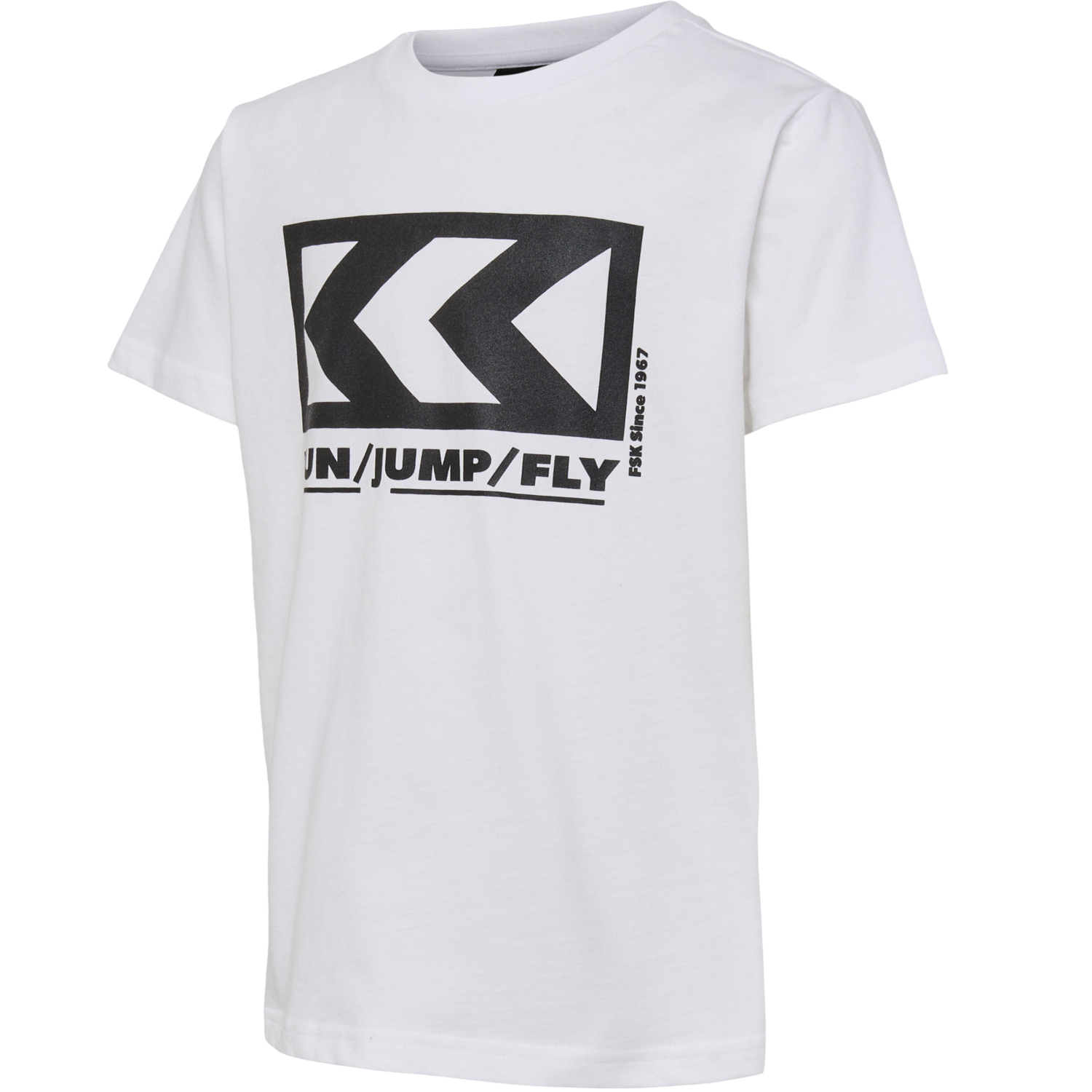 hmlFSK LOW T-SHIRT S/S, BRIGHT WHITE, packshot