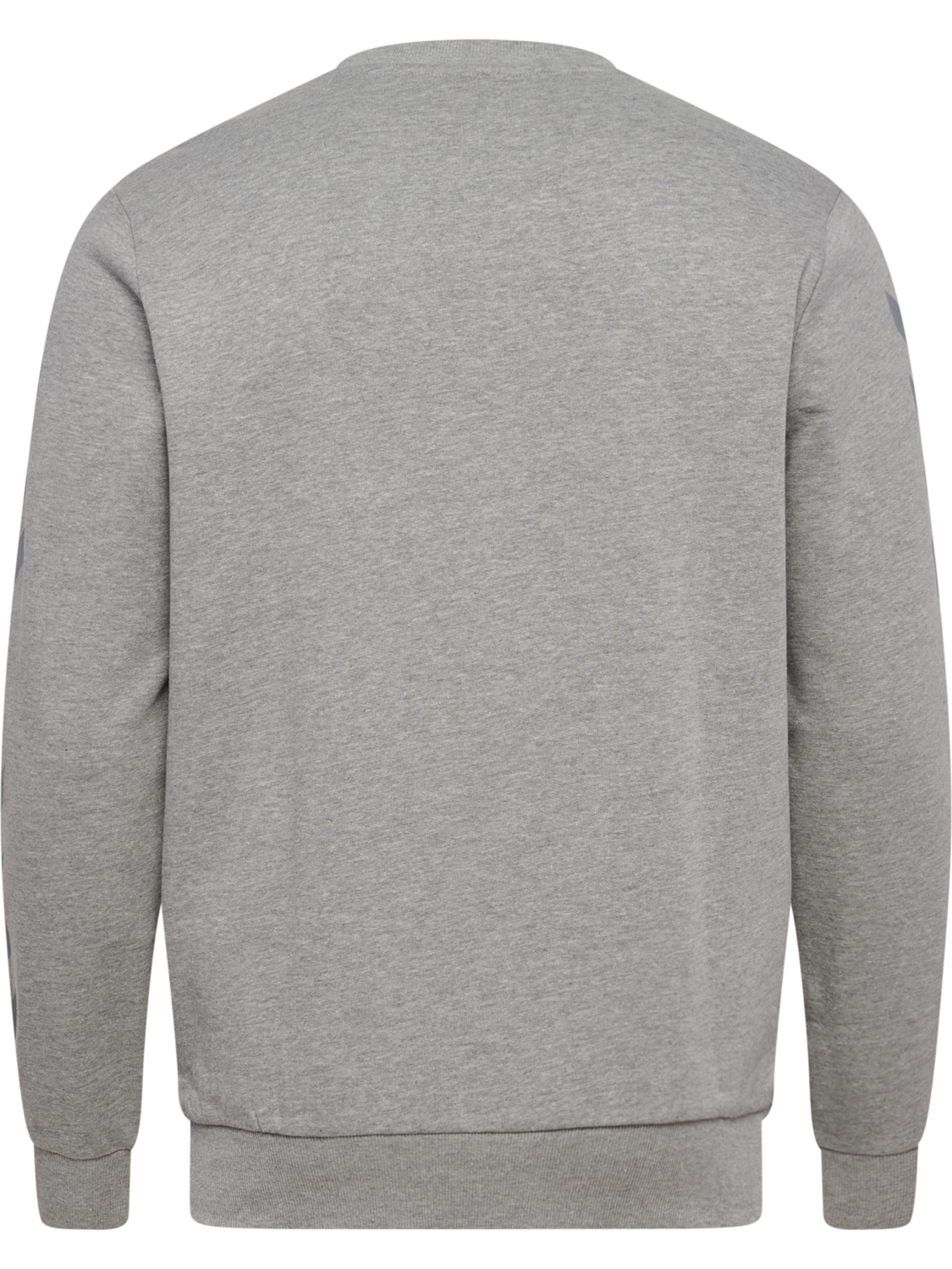 hmlLEGACY CHEVRON SWEATSHIRT + PANT, GREY MELANGE, packshot