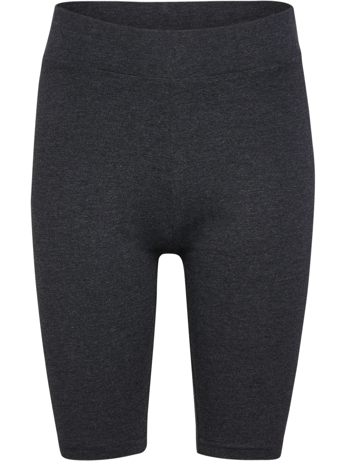 hmlPULSE LOGO MW SHORT TIGHTS, BLACK MELANGE, packshot