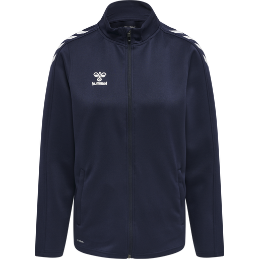 hmlCORE XK POLY ZIP SWEAT WOMAN, MARINE, packshot