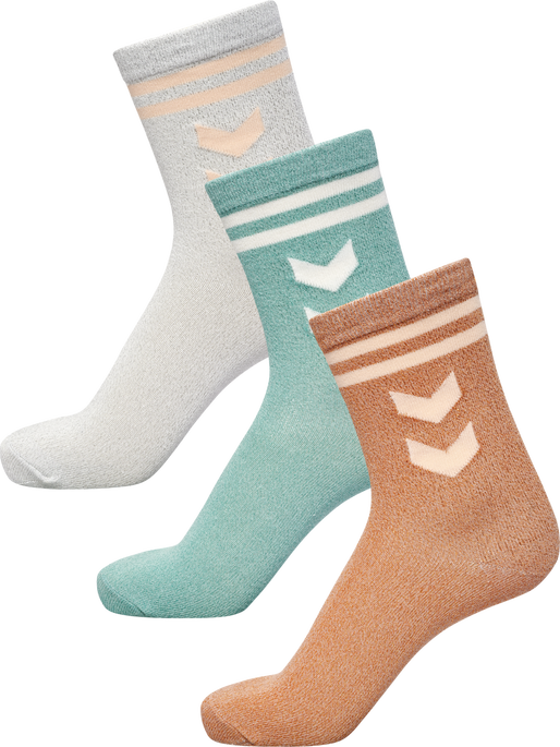 hmlALFIE SOCK 3-PACK, CORK, packshot
