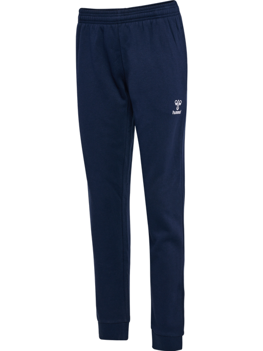 hmlMOVER COTTON CUFF PANTS WOMAN, MARINE, packshot
