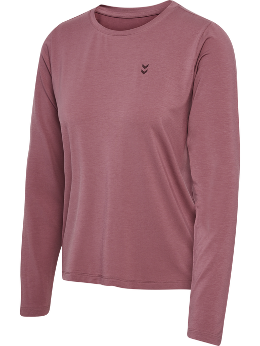 hmlYOGA SOFT LOOSE W T-SHIRT LS, WISTFUL MAUVE, packshot