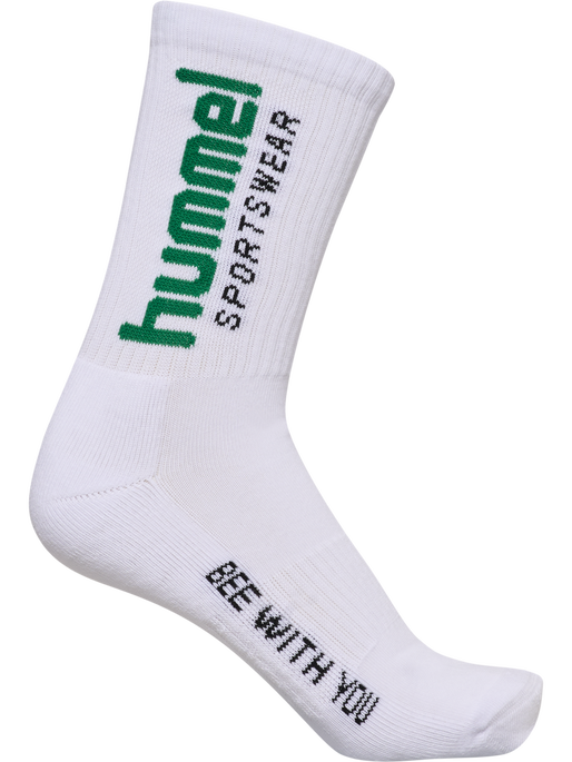 hml3-PACK SOCKS SPORTSWEAR BIG, WHITE/BARBADOSCHERRY/EDEN/SKYD, packshot