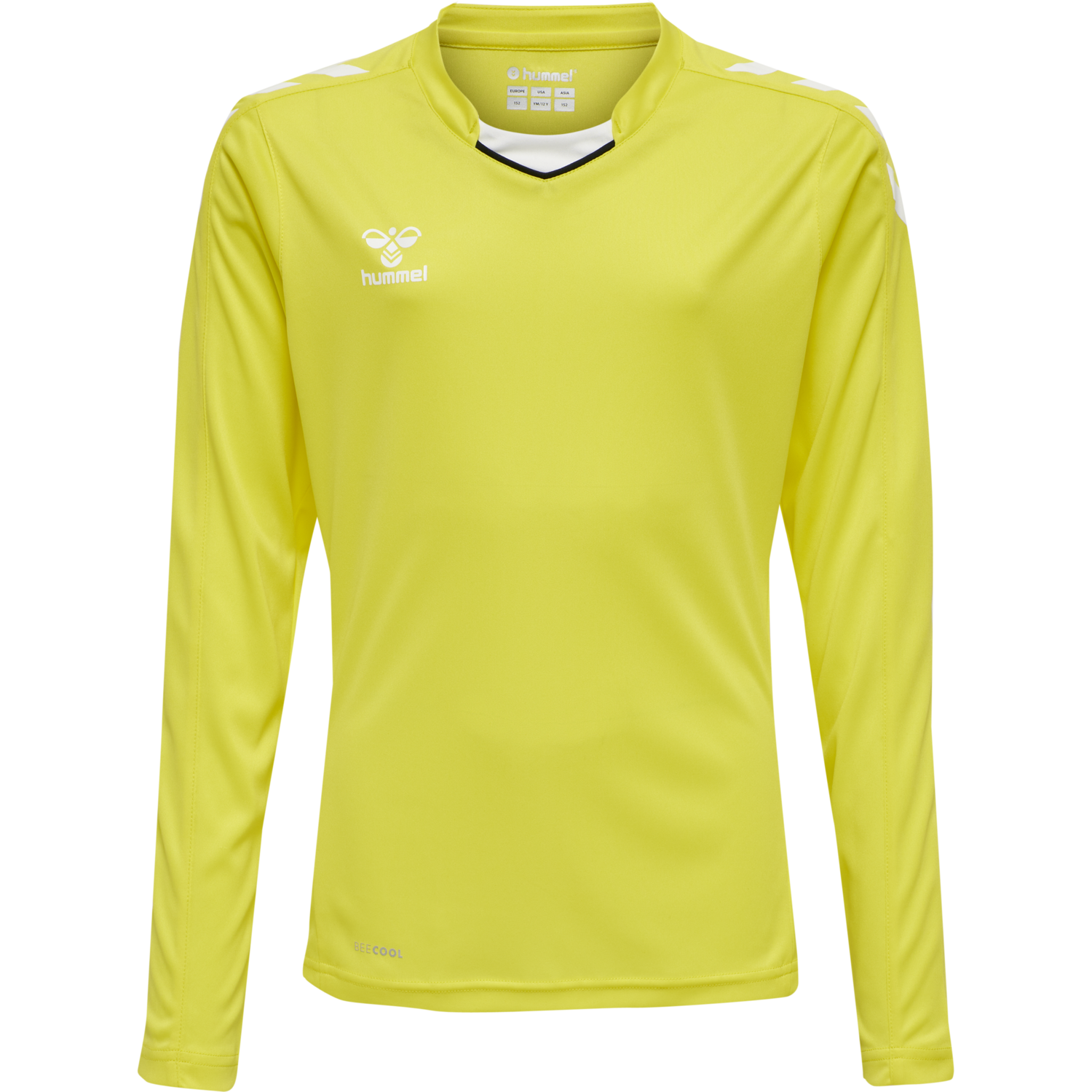 hmlCORE XK POLY JERSEY L/S KIDS, BLAZING YELLOW, packshot