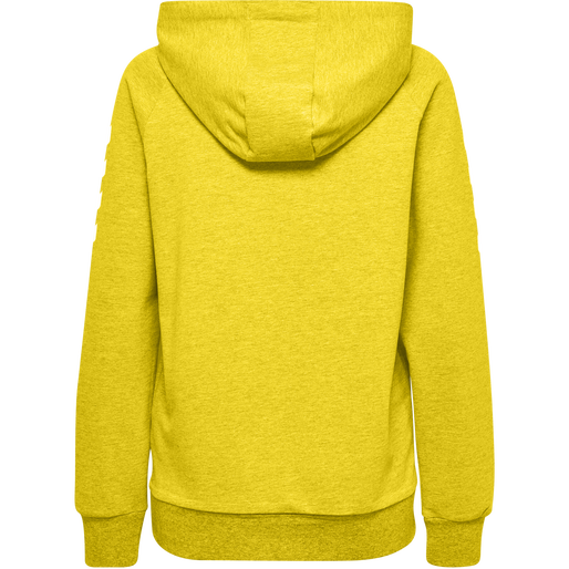 HMLGO COTTON HOODIE WOMAN, SPORTS YELLOW, packshot