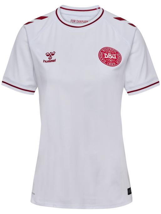 DBU WOMAN 25 AWAY JERSEY S/S, WHITE, packshot