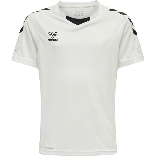 hmlCORE XK POLY JERSEY S/S KIDS, WHITE, packshot