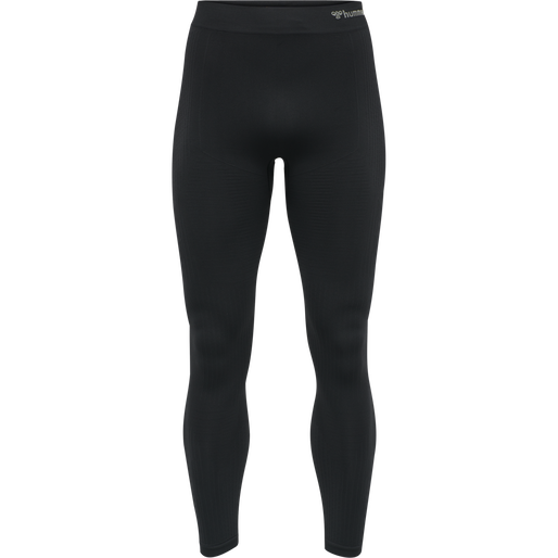 hmlSTROKE SEAMLESS TIGHTS, BLACK, packshot