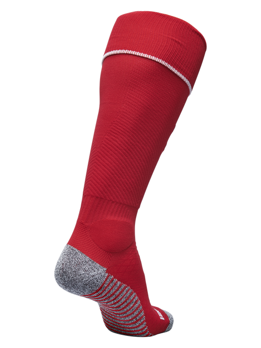PRO FOOTBALL SOCK 17 - 18, TRUE RED/WHITE, packshot