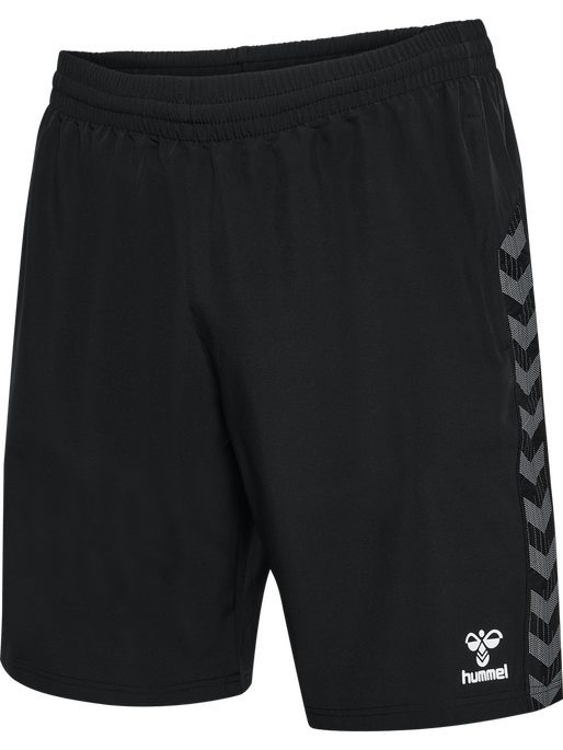 hmlAUTHENTIC WOVEN SHORTS, BLACK hmlAUTHENTIC WOVEN SHORTS, BLACK, packshot