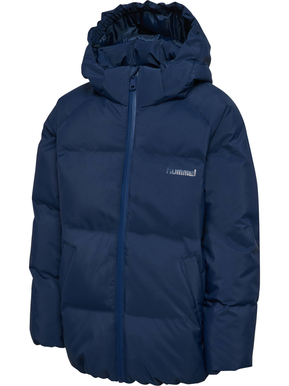 hmlJR ALL WEATHER PUFFER JACKET WR, DRESS BLUES, packshot