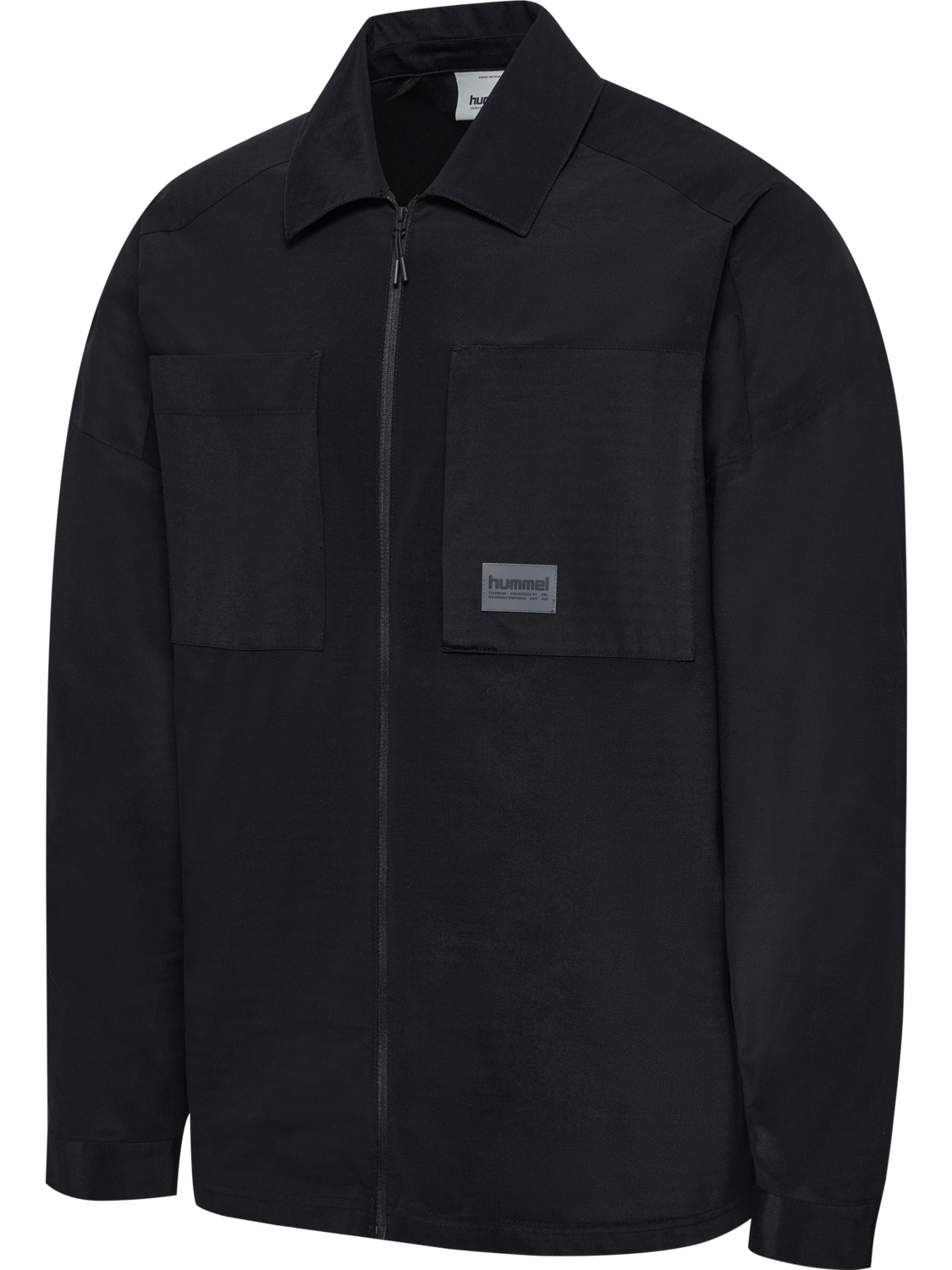 hmlSORONA LOOSE OVERSHIRT, BLACK, packshot