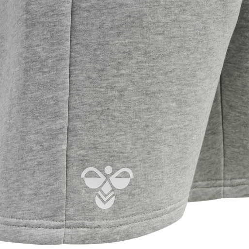 hmlGG12 SWEAT SHORTS, GREY MELANGE hmlGG12 SWEAT SHORTS, GREY MELANGE, packshot