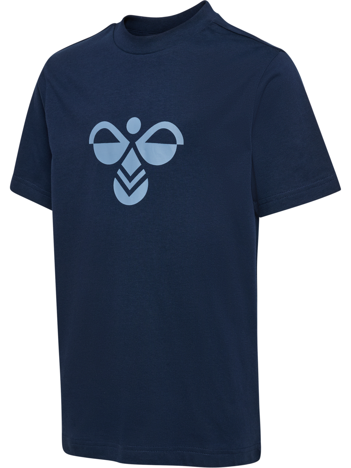 hmlJR REG TUKAS T-SHIRT S/S, DRESS BLUES/FLINT STONE, packshot
