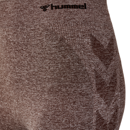 hmlCI SEAMLESS MID WAIST TIGHTS, JAVA MELANGE, packshot