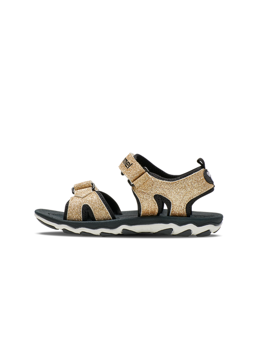 SANDAL SPORT GLITTER JR, GOLD, packshot