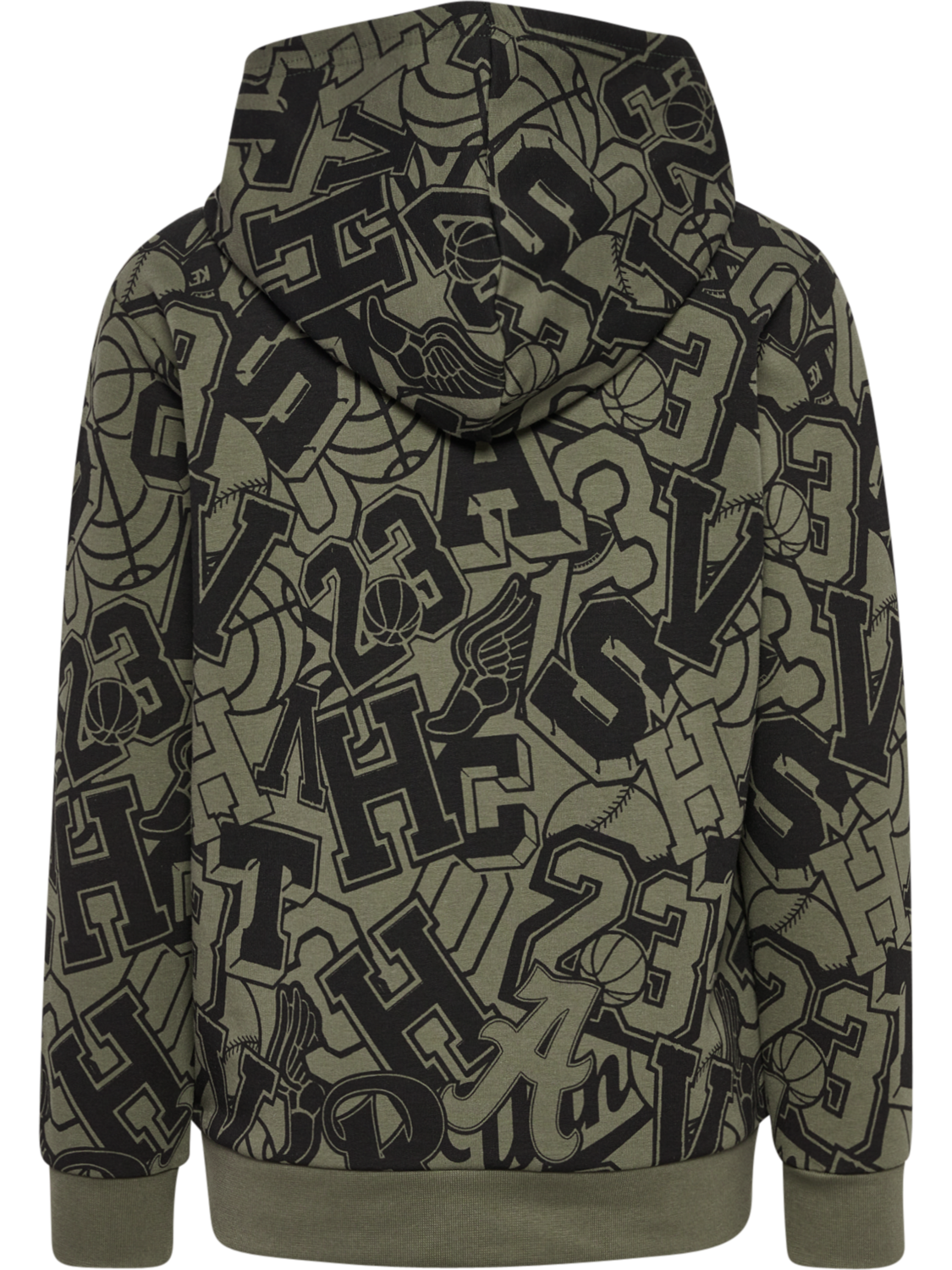 hmlMOLT HOODIE, DUSTY OLIVE, packshot