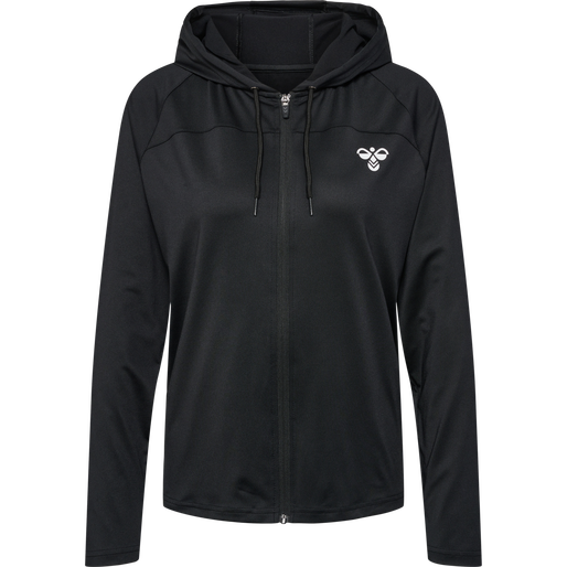 hmlGG12 TRAINING HOODIE WOMAN, BLACK, packshot