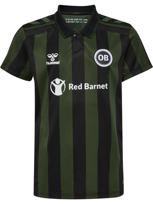 OB 24/25 AWAY JERSEY SS KIDS, BLACK PR OB 24/25 AWAY JERSEY SS KIDS, BLACK PR, packshot