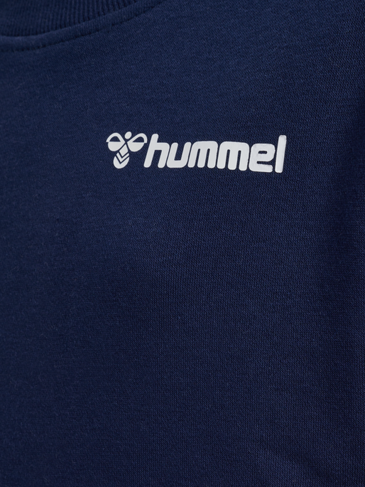 hmlMOVER COTTON SWEATSHIRT KIDS, MARINE, packshot