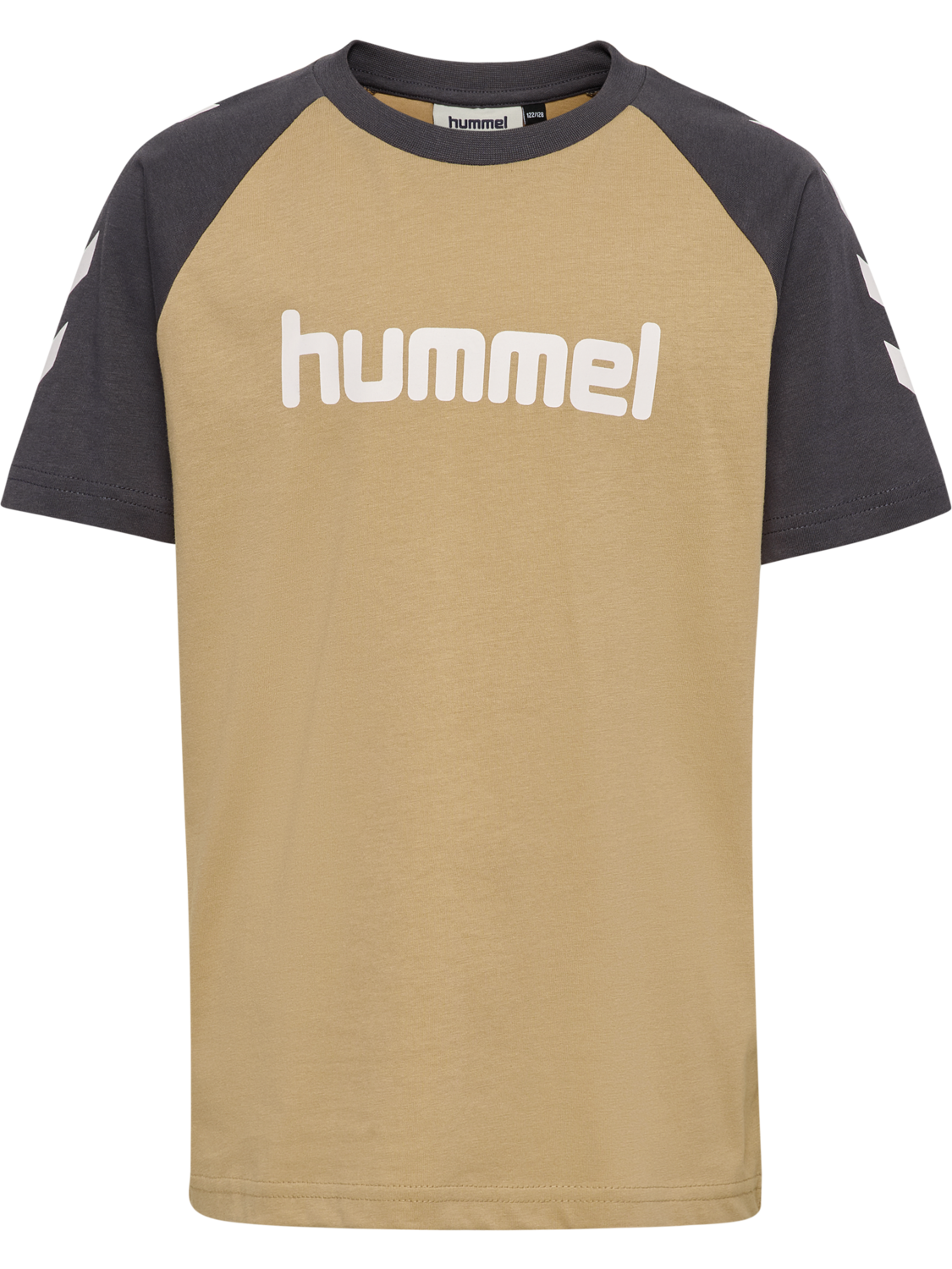 hmlJR LOGO T-SHIRT S/S, CORNSTALK, packshot