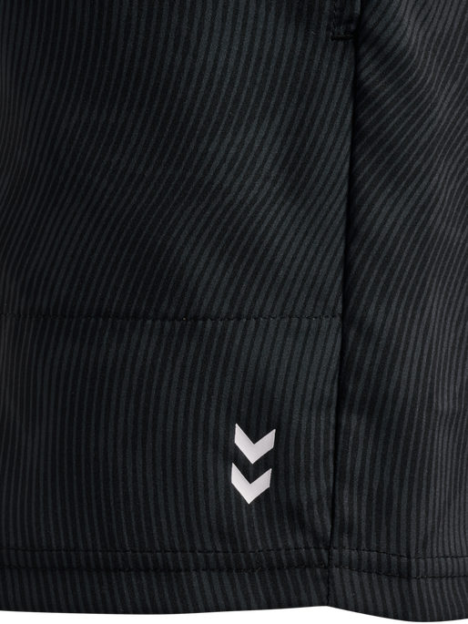 hmlPULSE AOP WORKOUT SHORTS, BLACK/EBONY, packshot