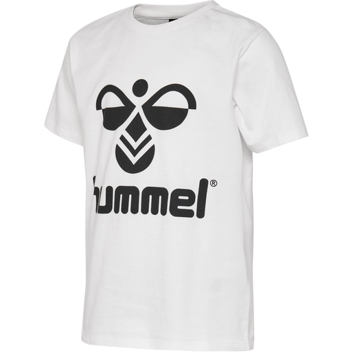 hmlTRES T-SHIRT S/S, MARSHMALLOW, packshot