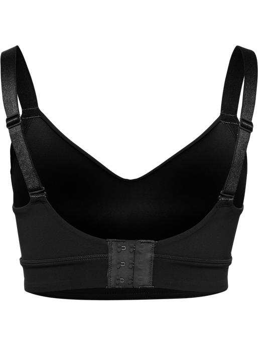 hmlPULSE HIGH SUPPORT BRA, BLACK, packshot