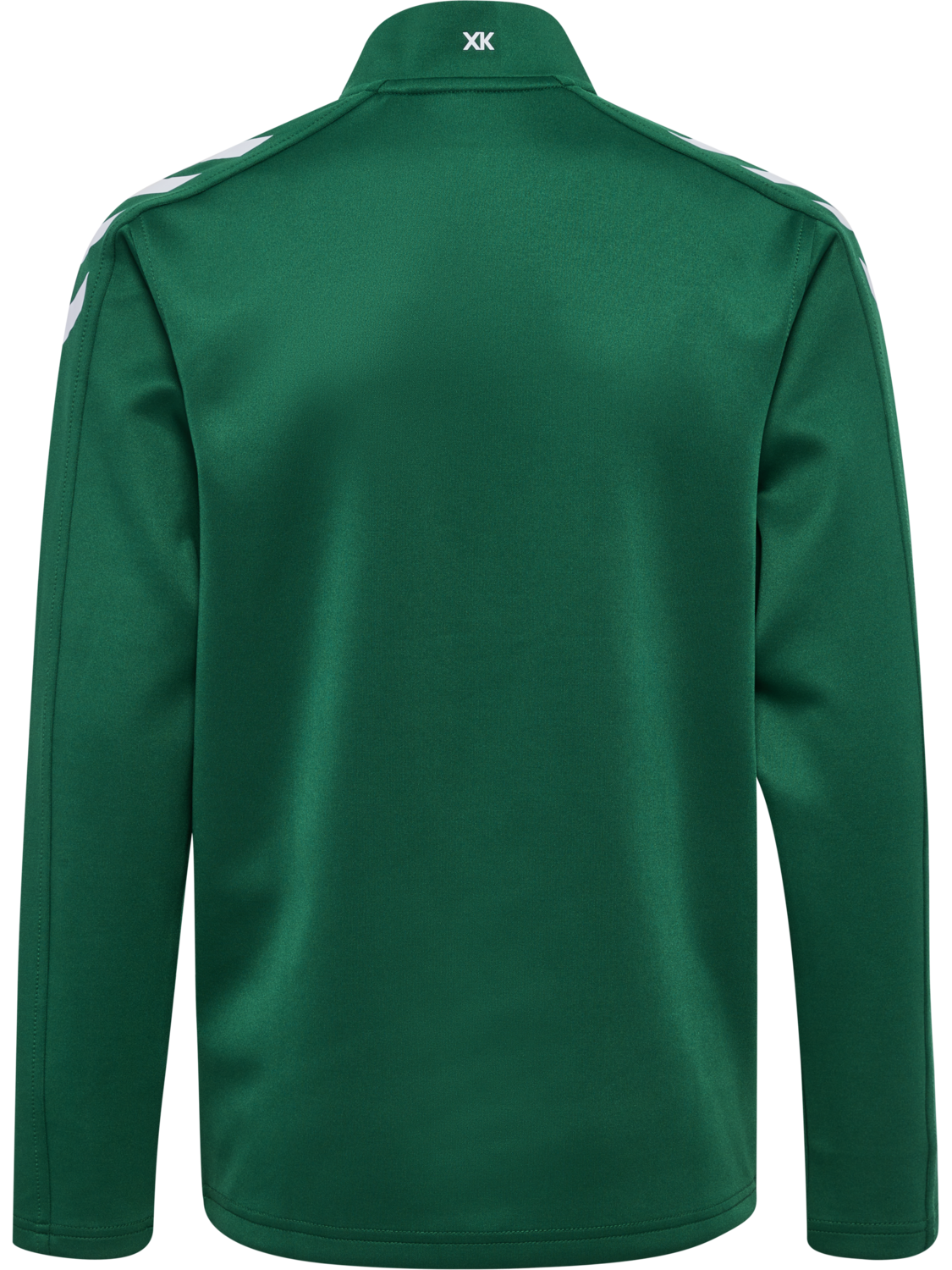 hmlCORE XK POLY ZIP SWEAT KIDS, EVERGREEN, packshot